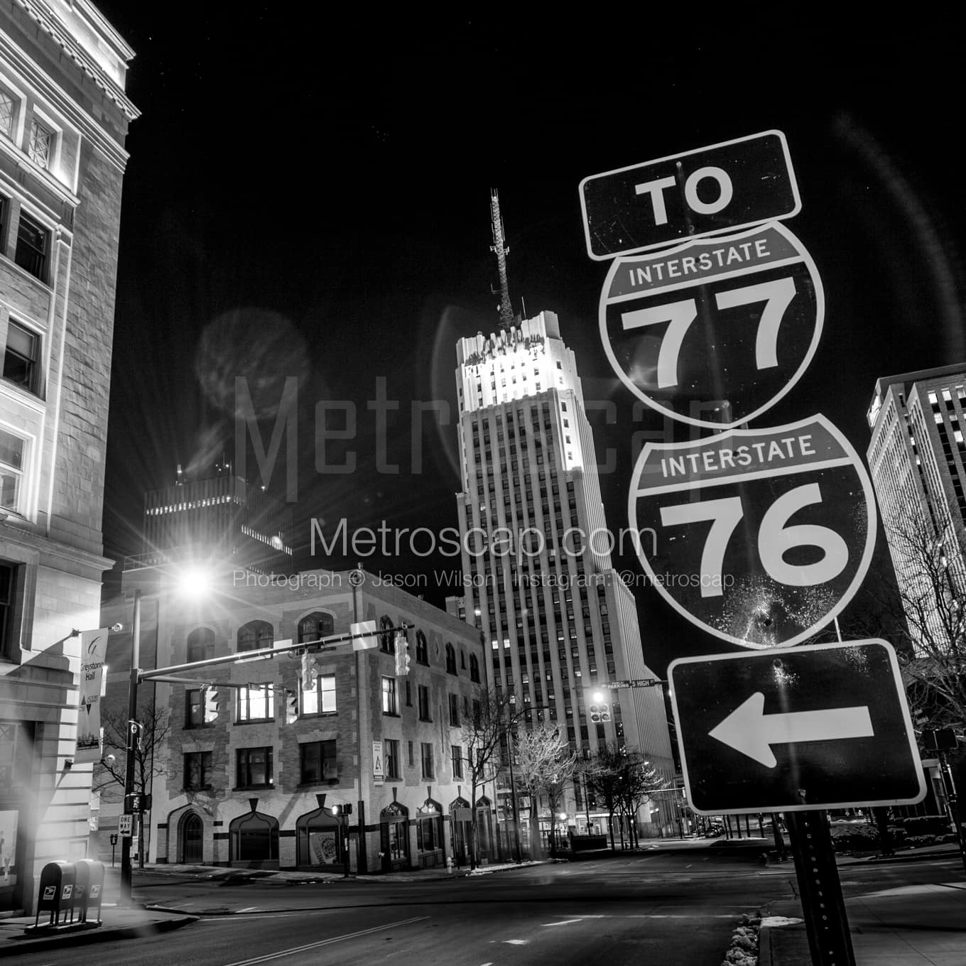 Akron Black & White Landscape Photography