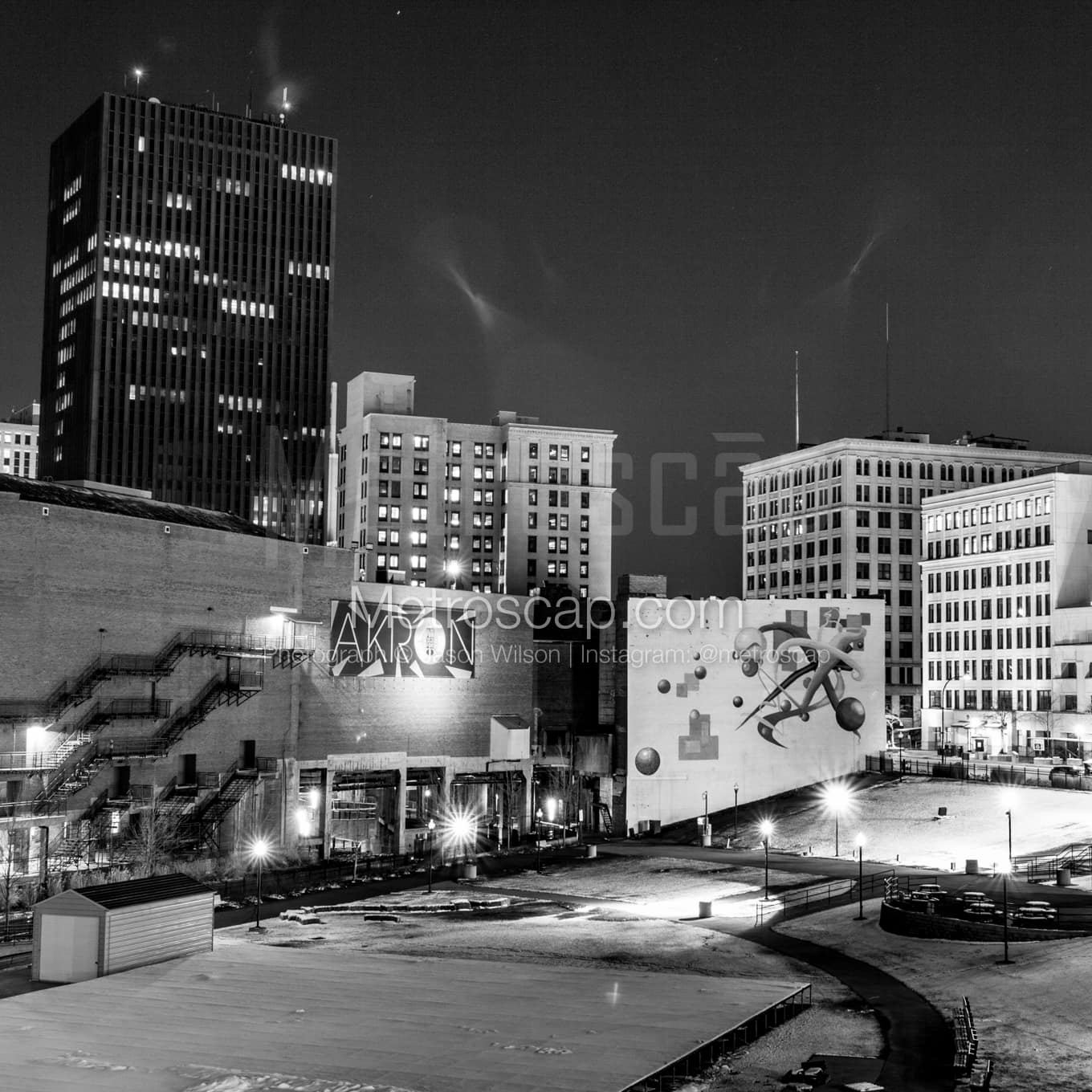 Akron Black & White Landscape Photography