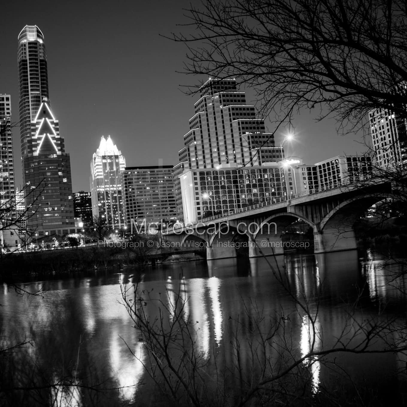 Austin Black & White Landscape Photography