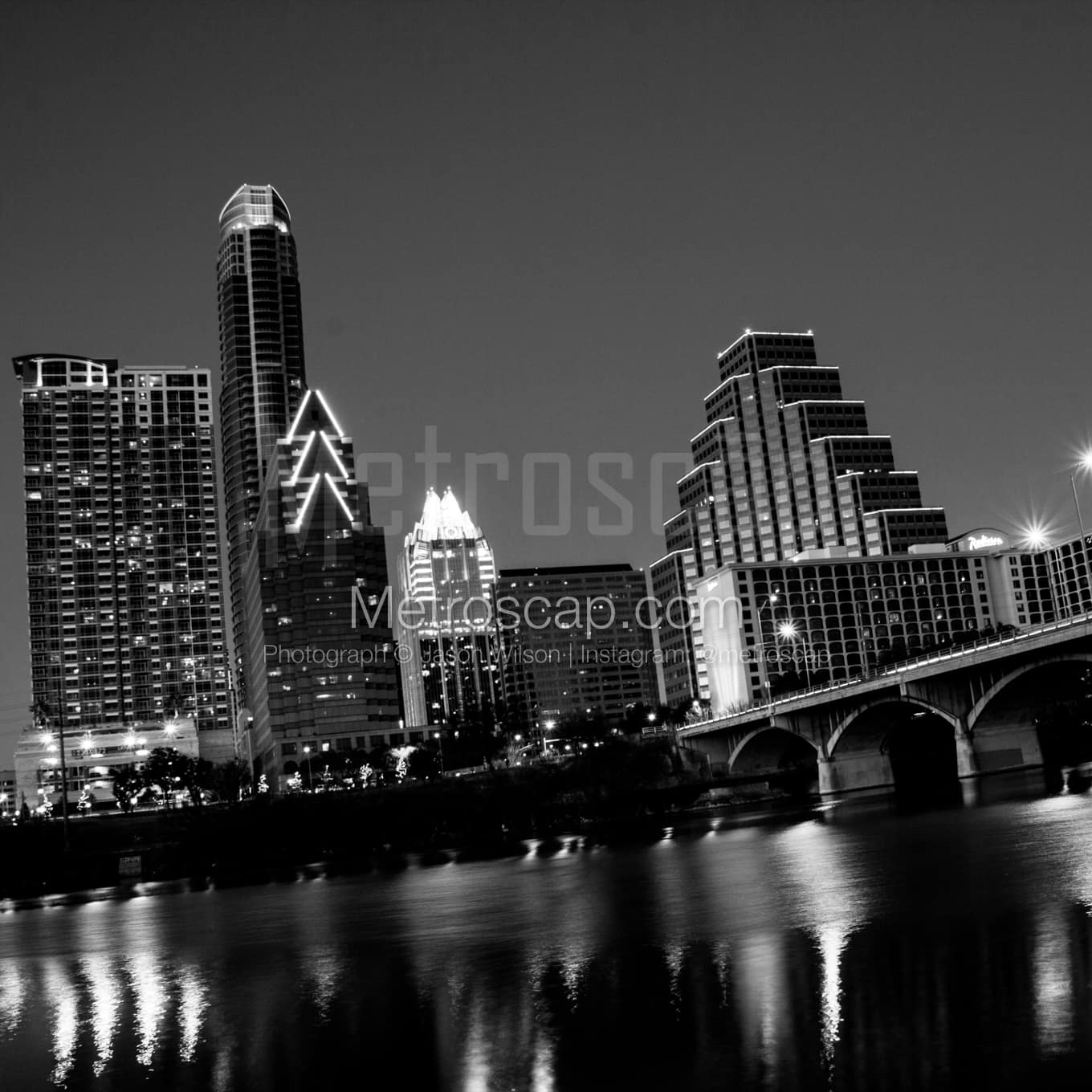 Austin Black & White Landscape Photography