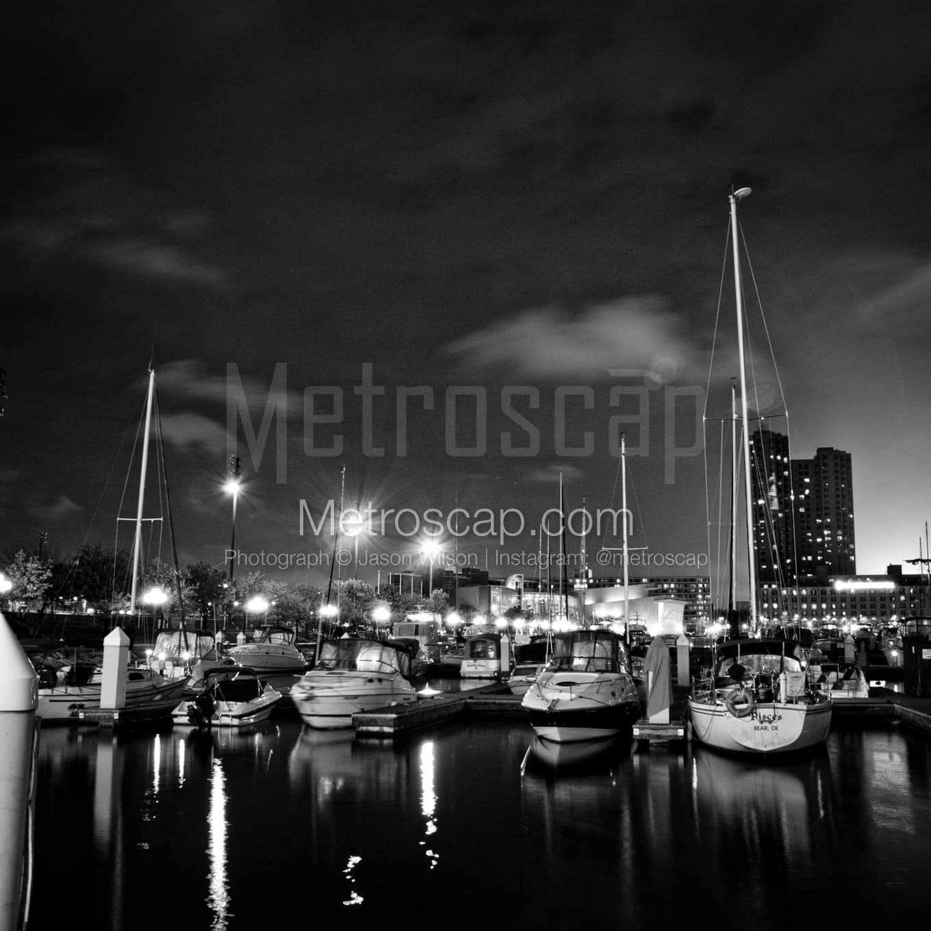 Baltimore Black & White Landscape Photography