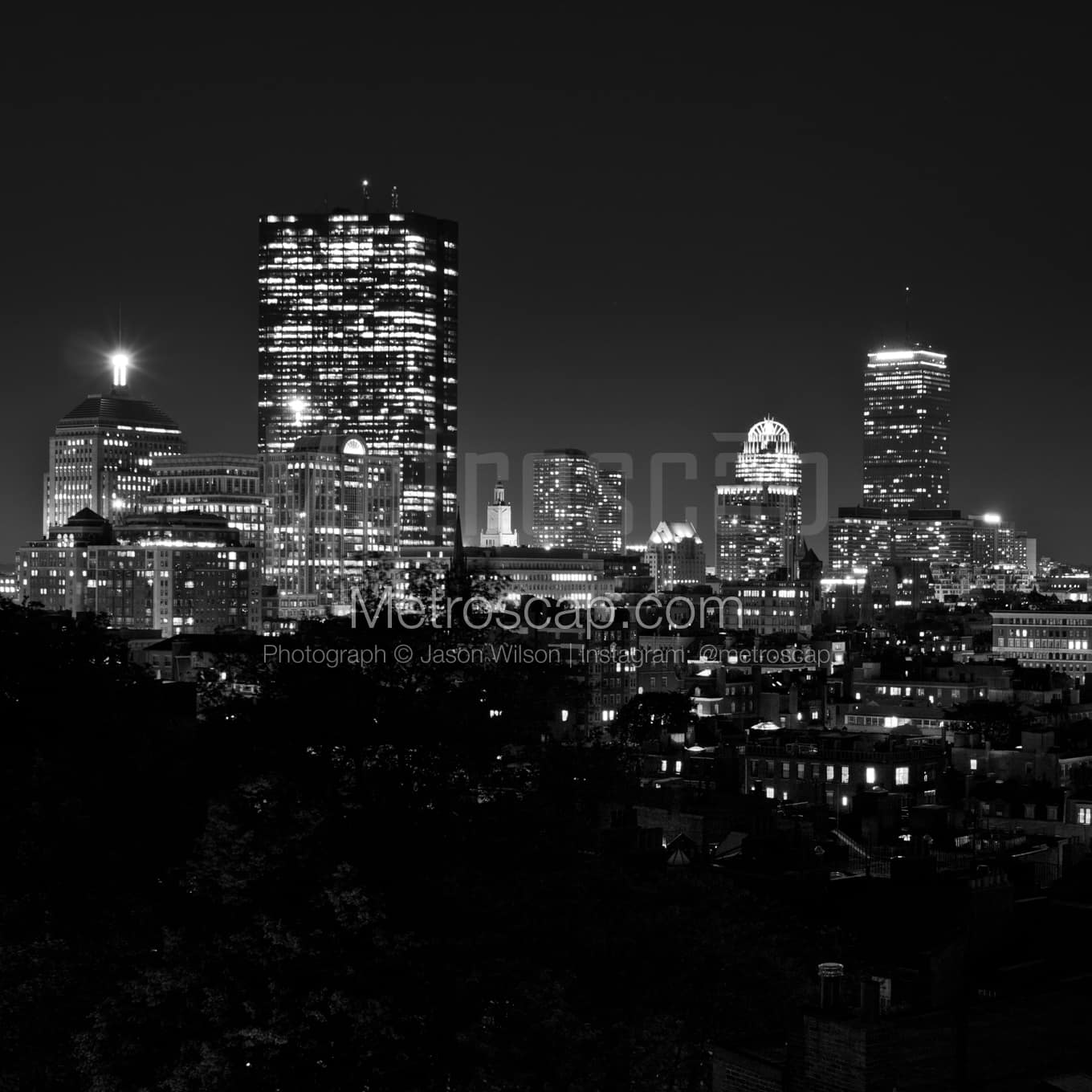 Boston Black & White Landscape Photography