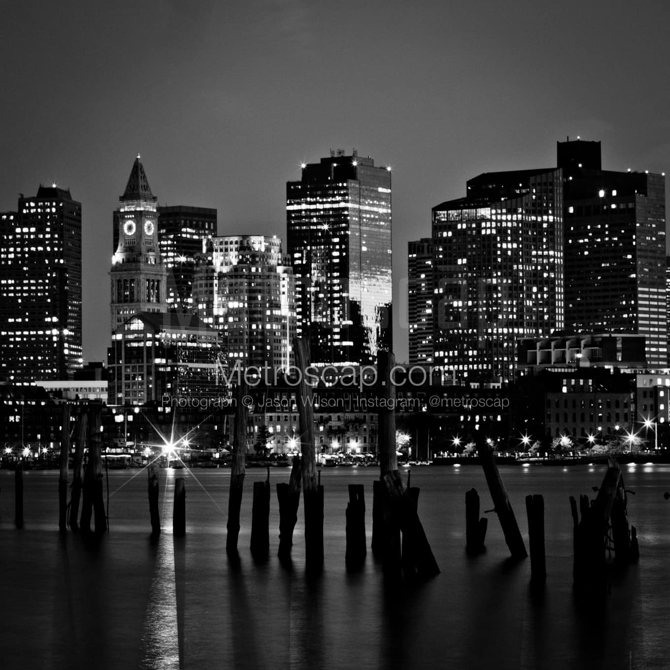 Boston Black & White Landscape Photography