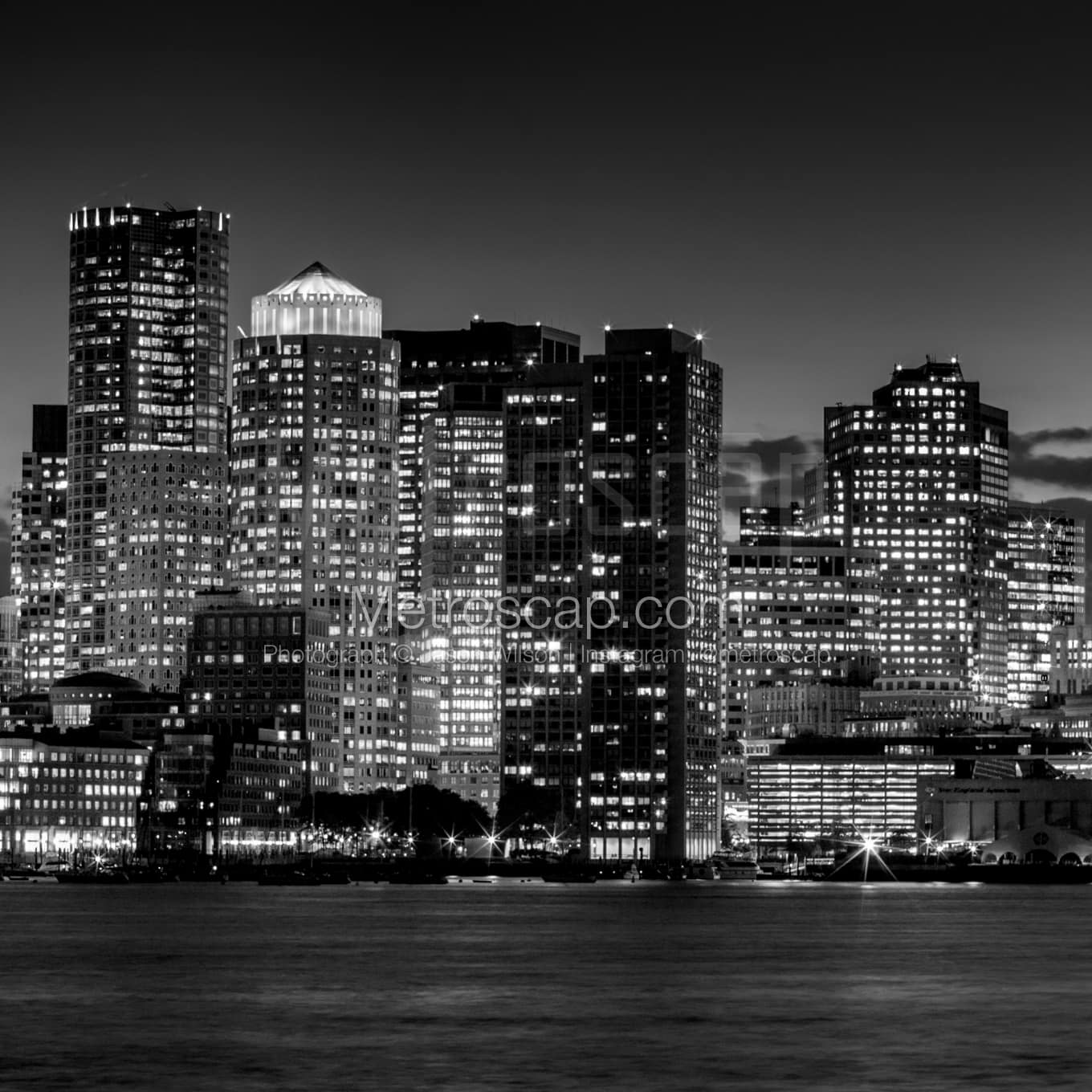 Boston Black & White Landscape Photography