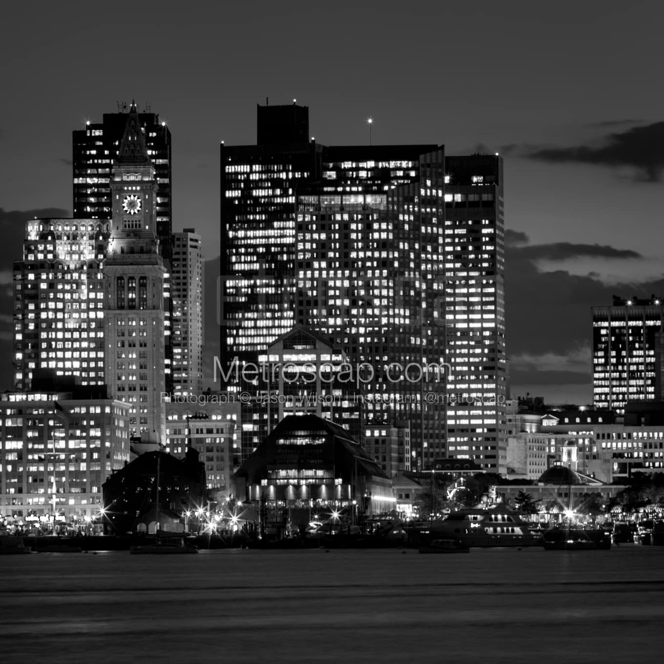 Boston Black & White Landscape Photography