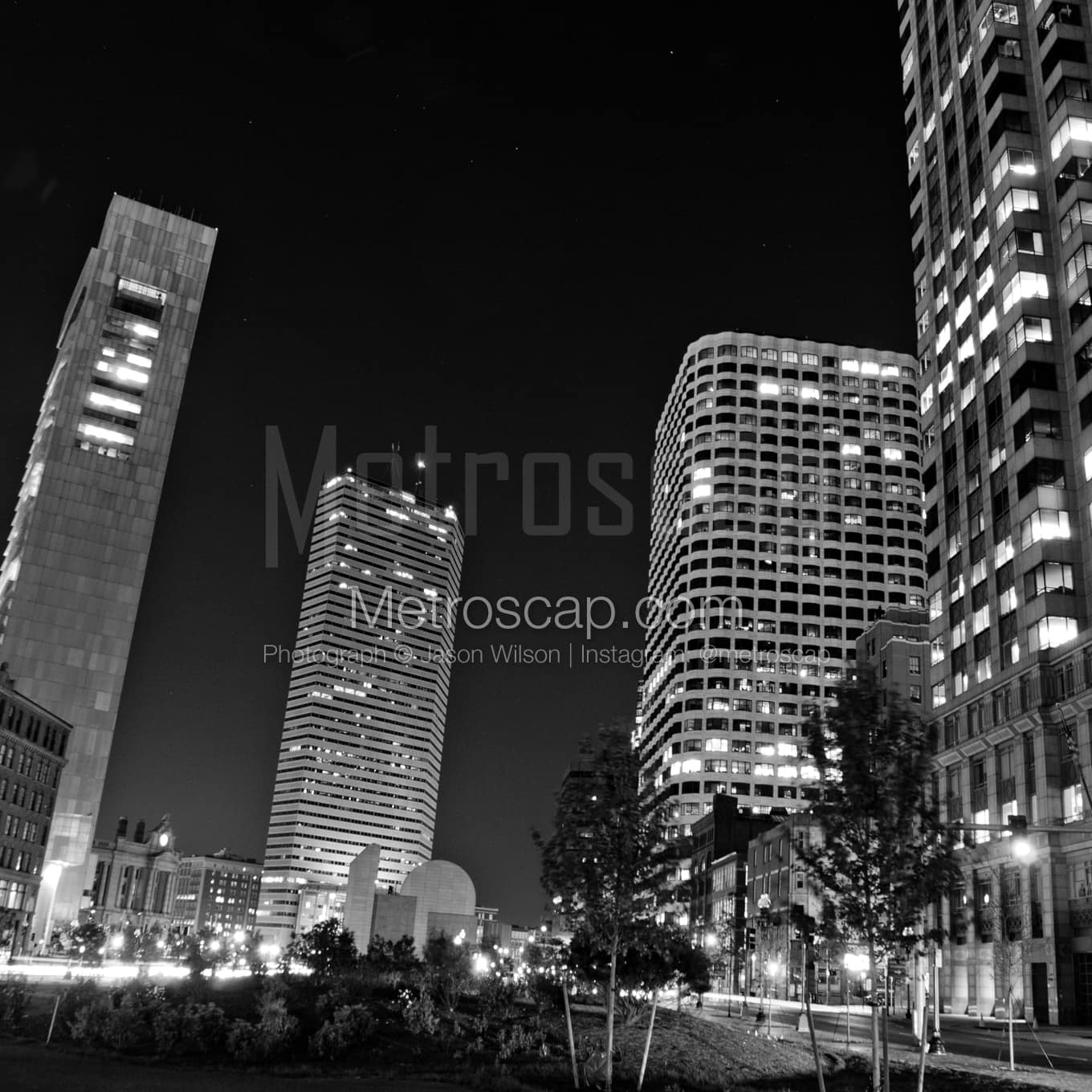 Boston Black & White Landscape Photography