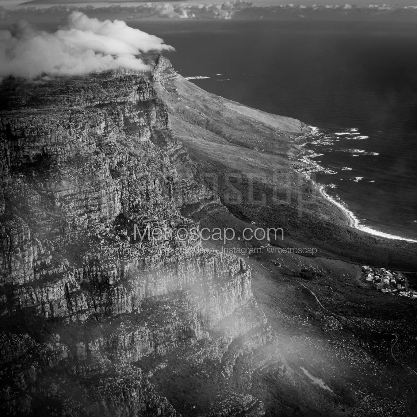 Cape Town Black & White Landscape Photography