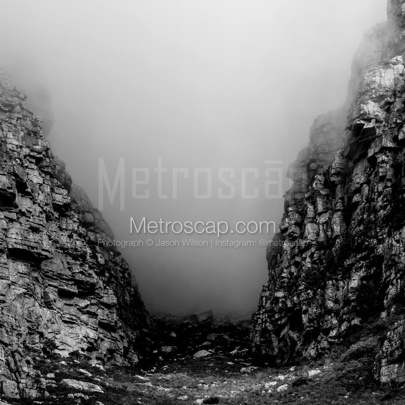 Cape Town Black & White Landscape Photography