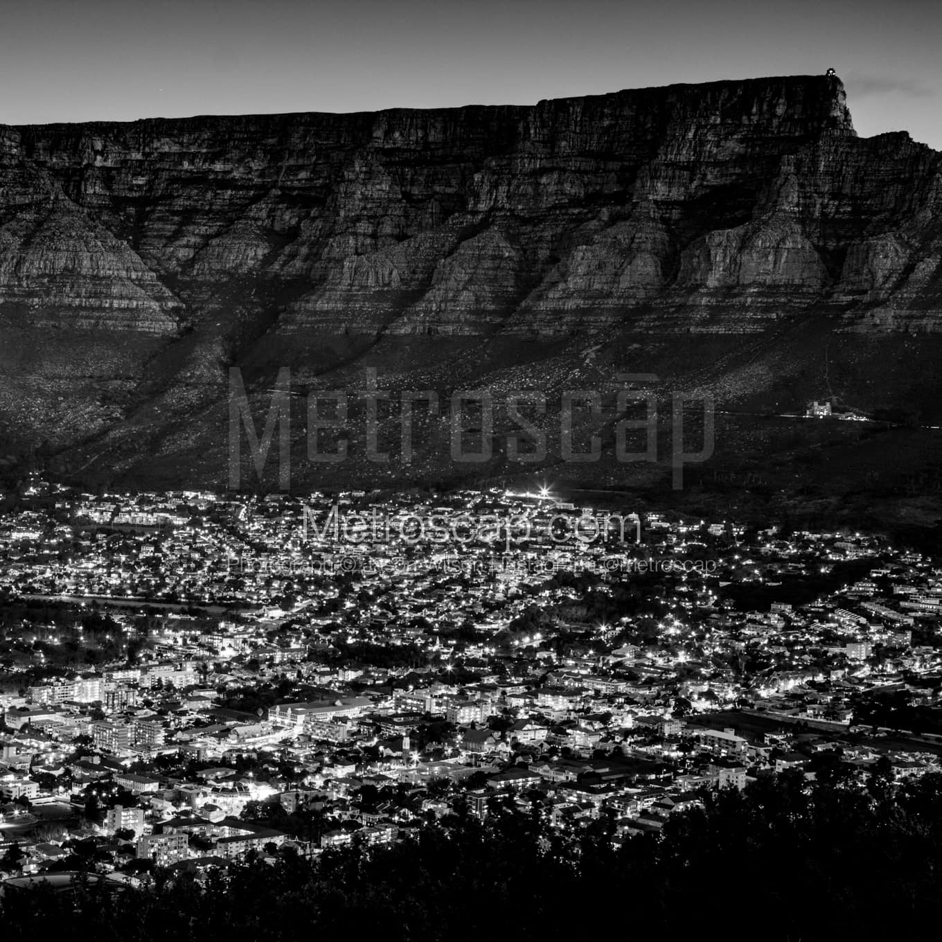 Cape Town Black & White Landscape Photography