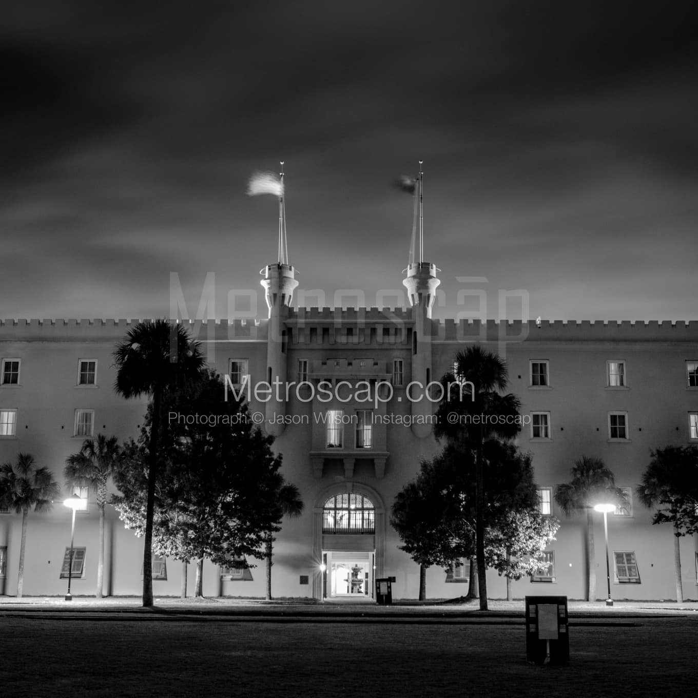 Charleston Black & White Landscape Photography