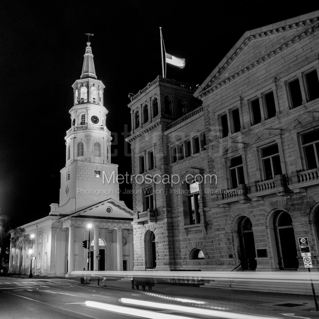 Charleston Black & White Landscape Photography