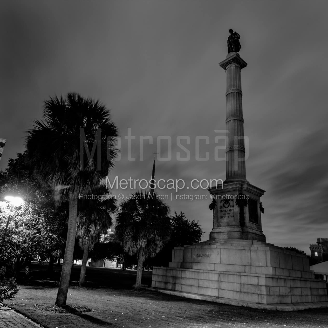 Charleston Black & White Landscape Photography