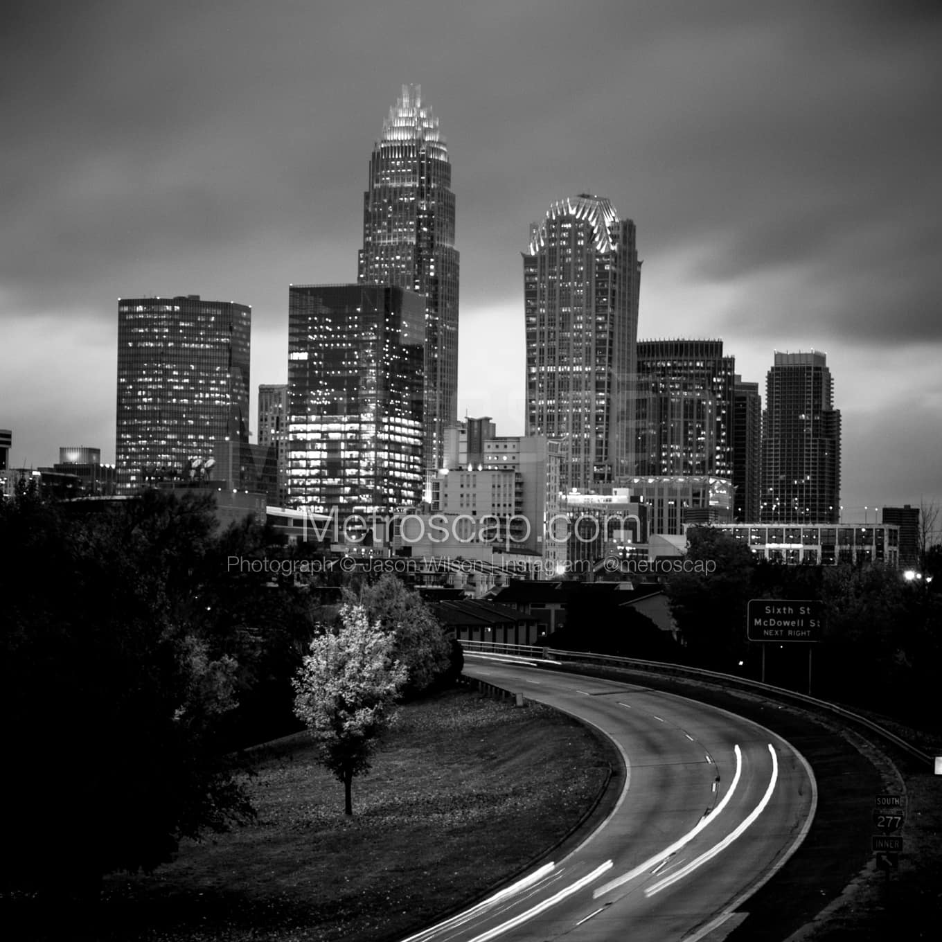 Charlotte Black & White Landscape Photography