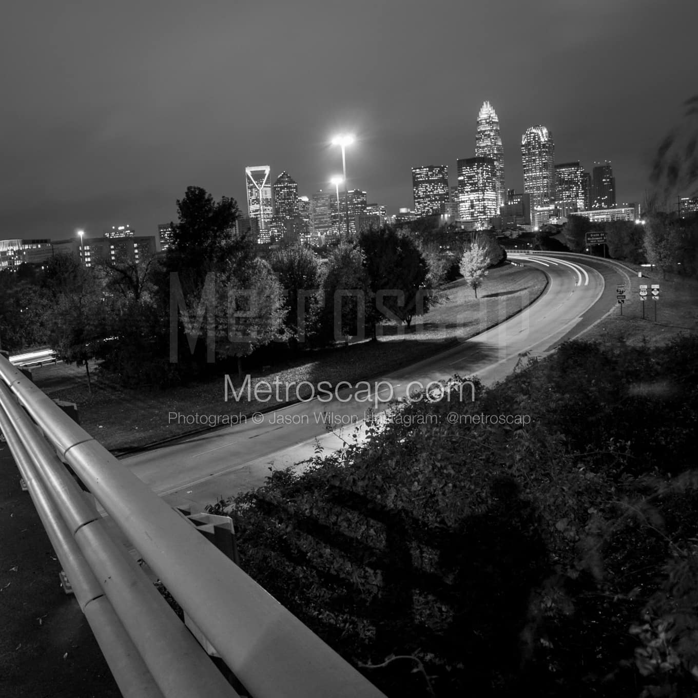 Charlotte Black & White Landscape Photography