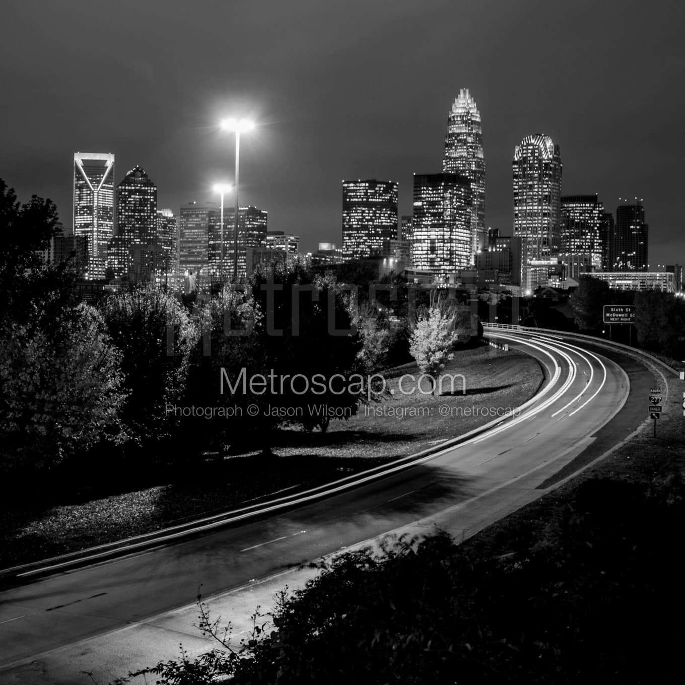 Charlotte Black & White Landscape Photography