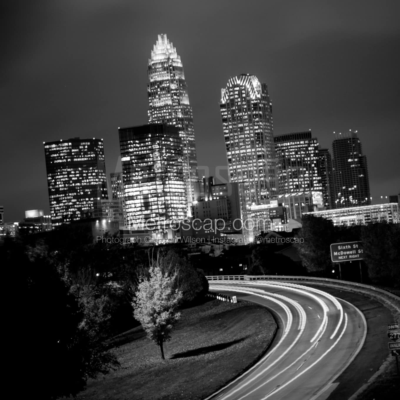 Charlotte Black & White Landscape Photography