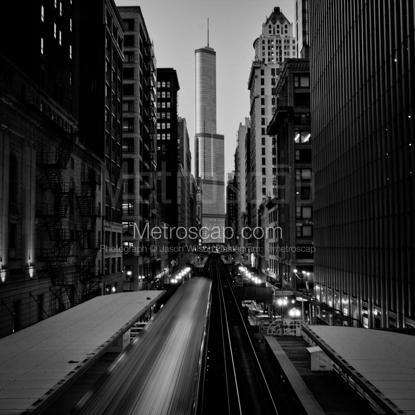 Chicago Black & White Landscape Photography