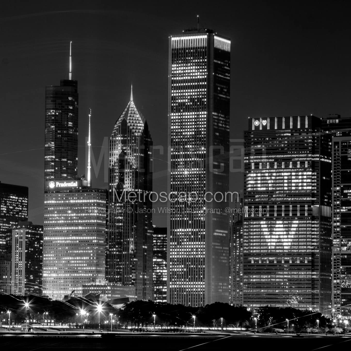 Chicago Black & White Landscape Photography