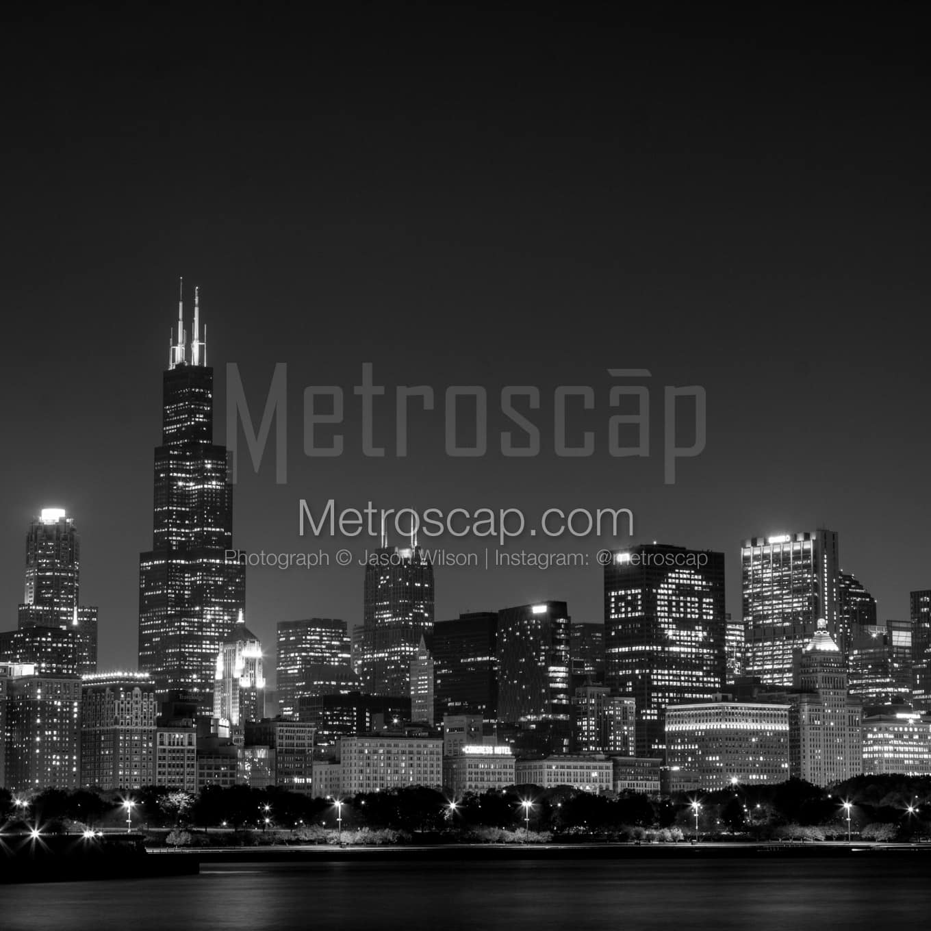 Chicago Black & White Landscape Photography