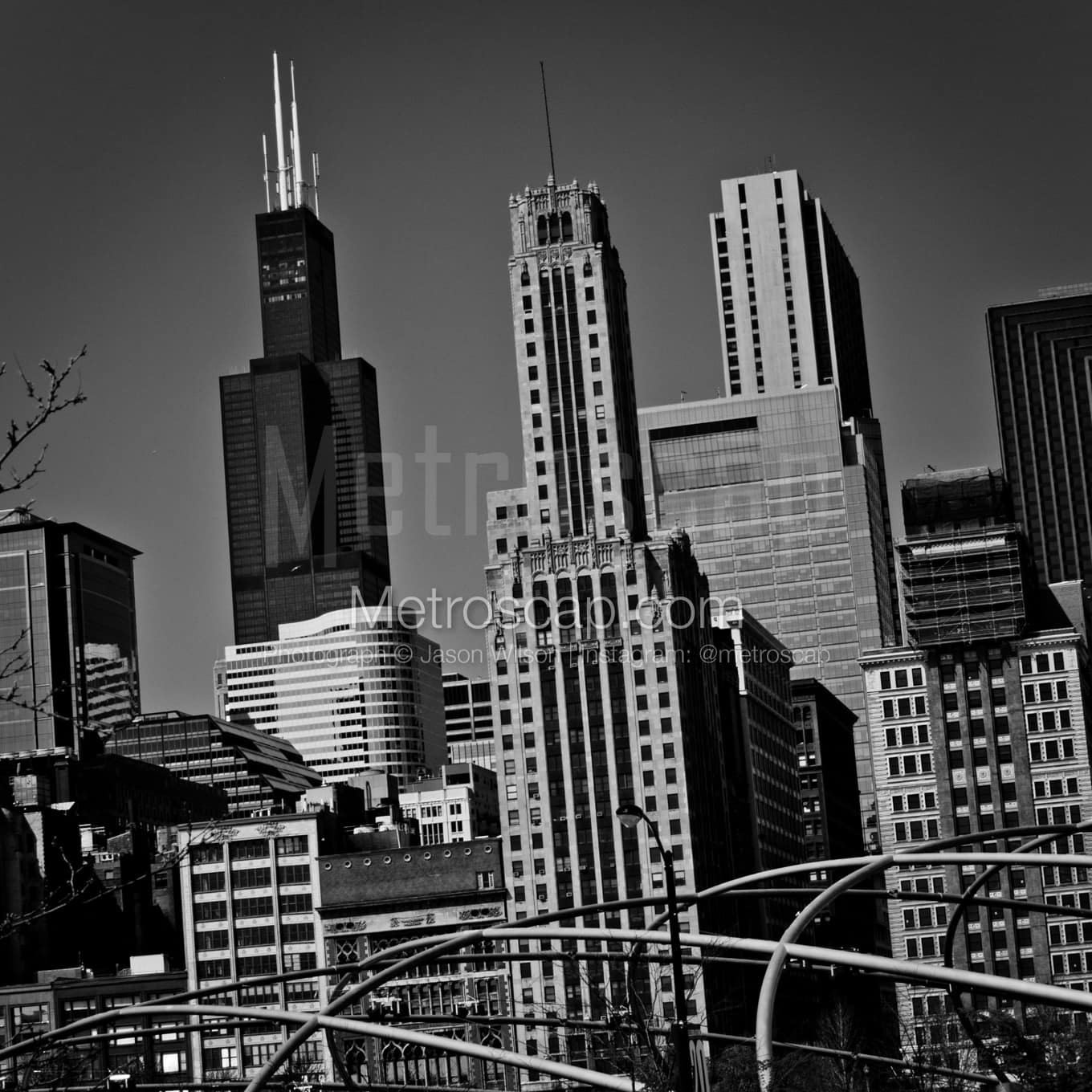 Chicago Black & White Landscape Photography