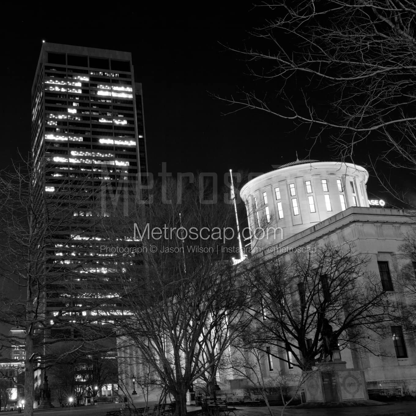 Columbus Black & White Landscape Photography