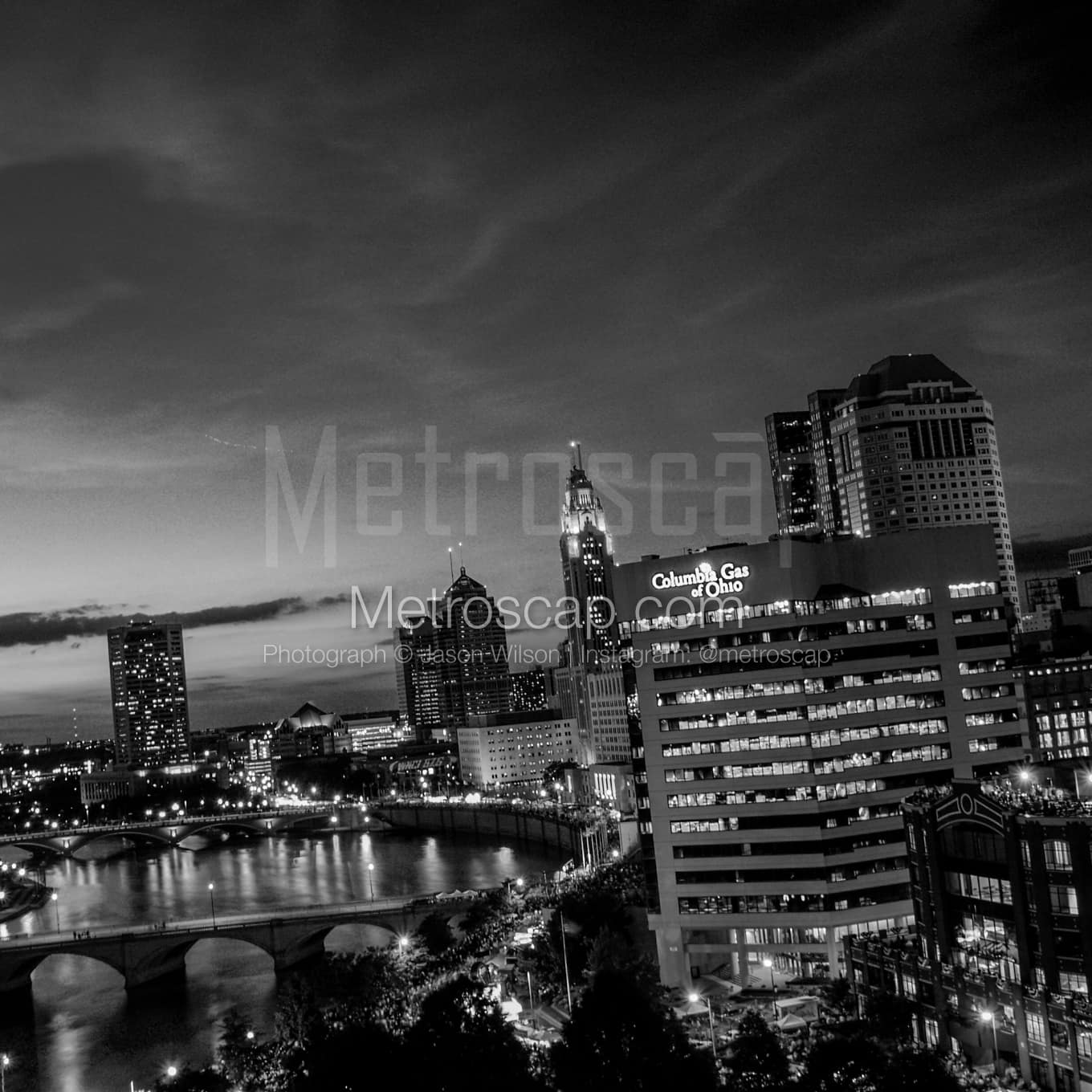 Columbus Black & White Landscape Photography