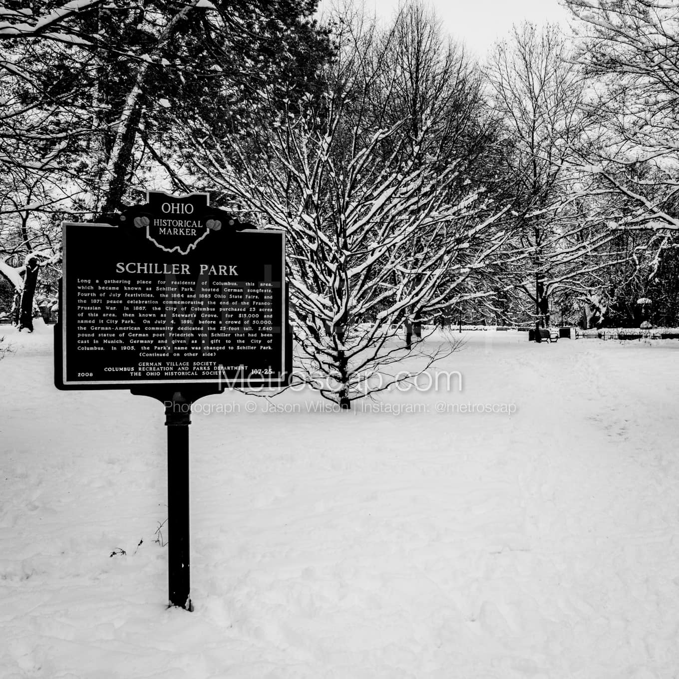 Columbus Black & White Landscape Photography