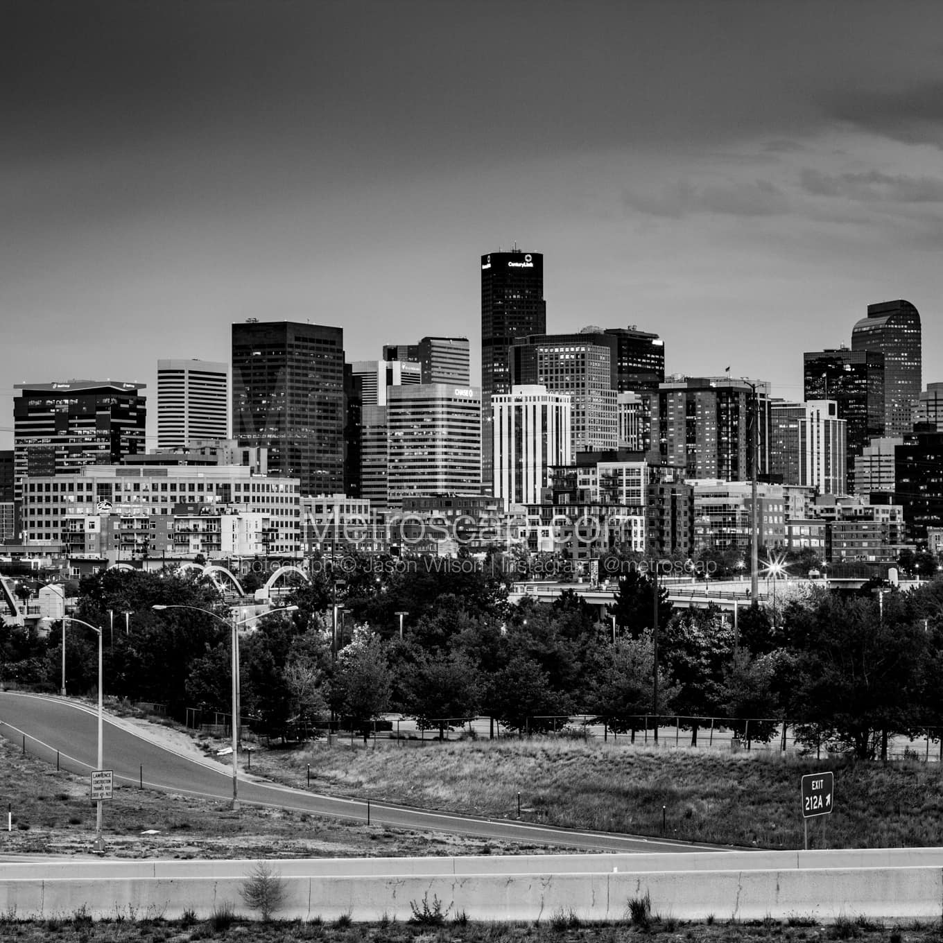 Denver Black & White Landscape Photography