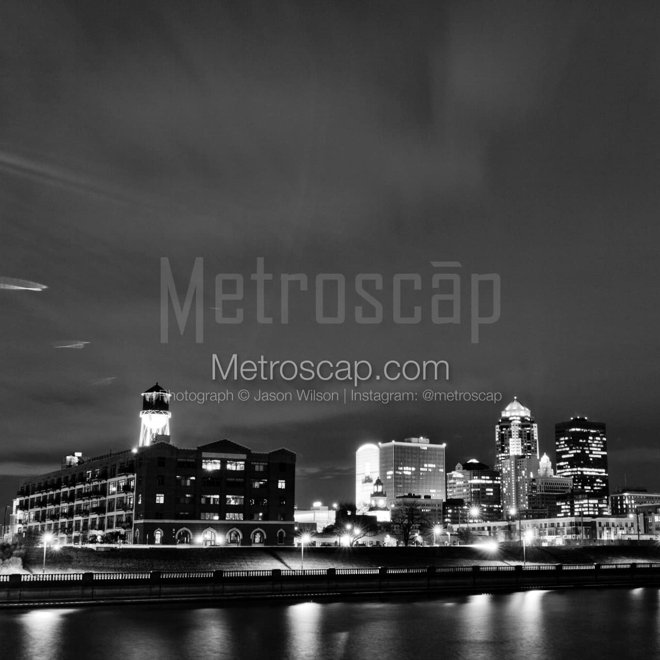 Des Moines Black & White Landscape Photography