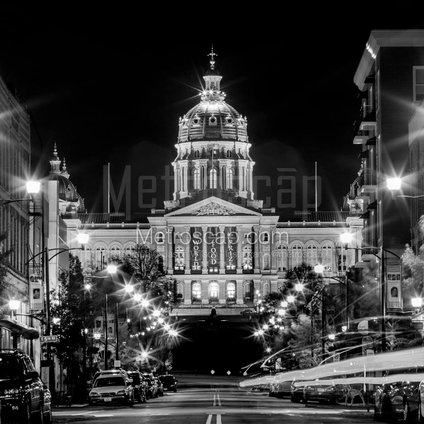 Des Moines Black & White Landscape Photography