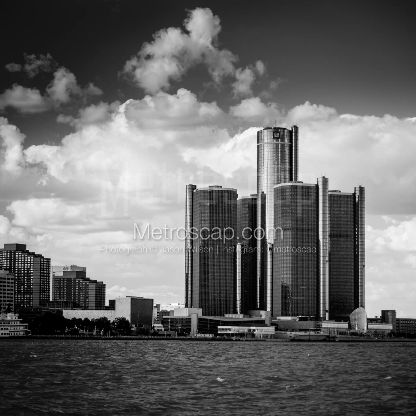 Detroit Black & White Landscape Photography