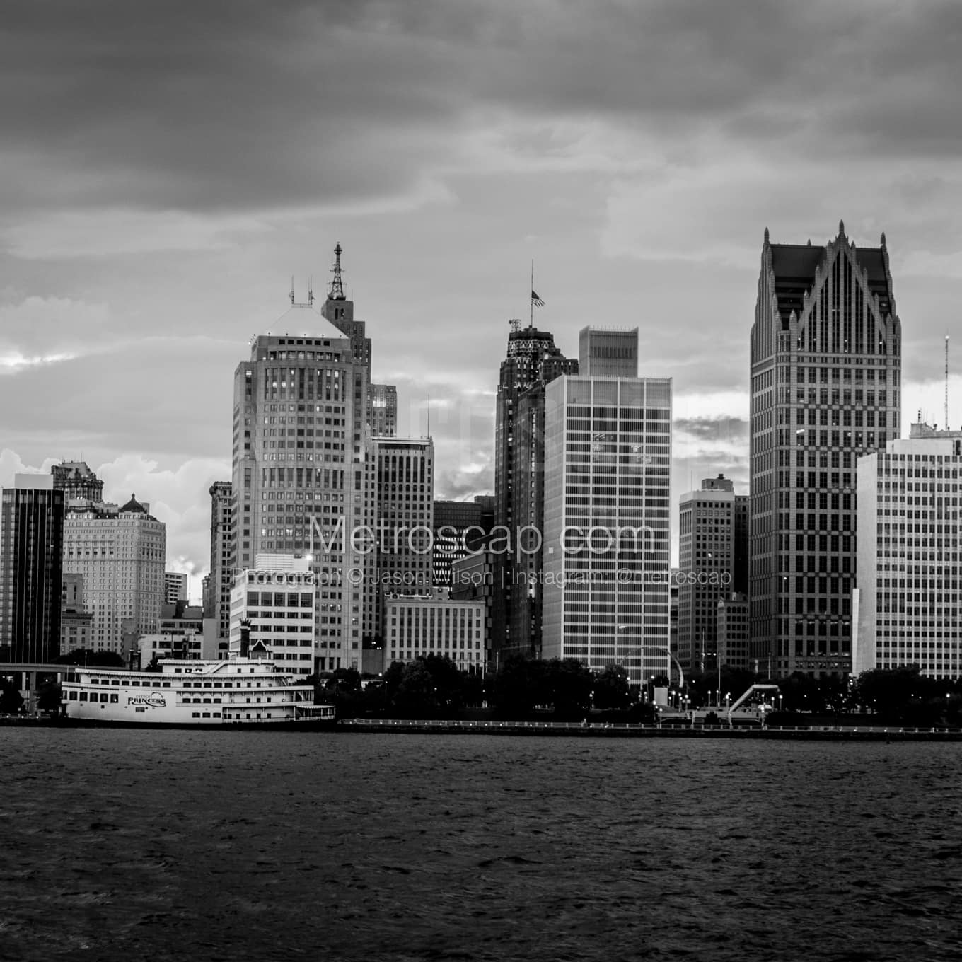 Detroit Black & White Landscape Photography