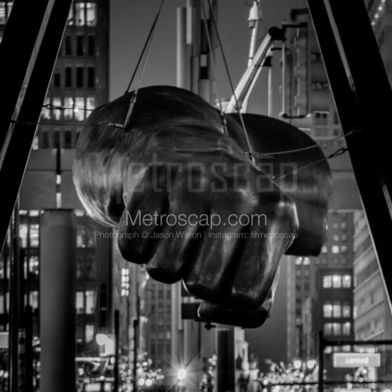 Detroit Black & White Landscape Photography