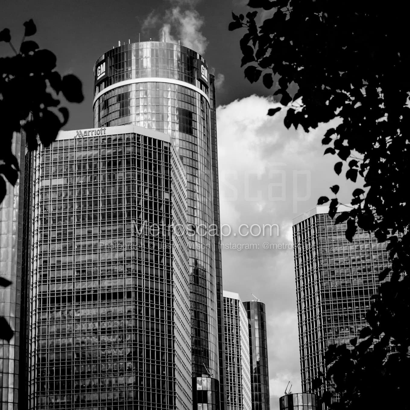 Detroit Black & White Landscape Photography