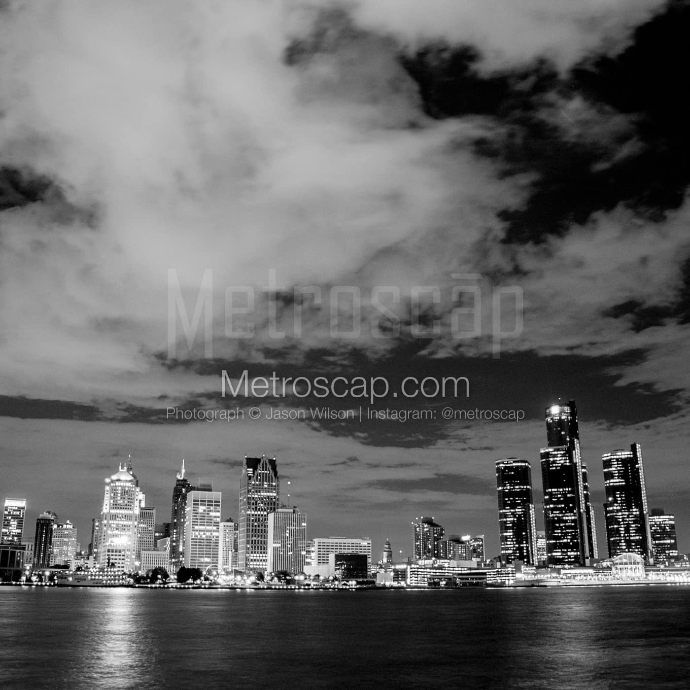 Detroit Black & White Landscape Photography