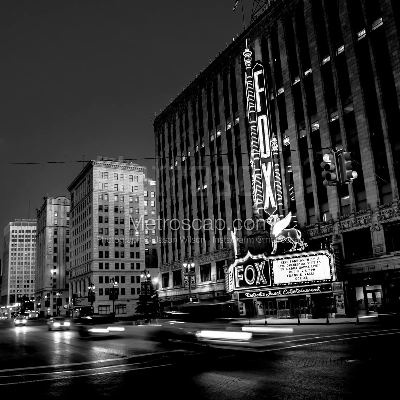 Detroit Black & White Landscape Photography