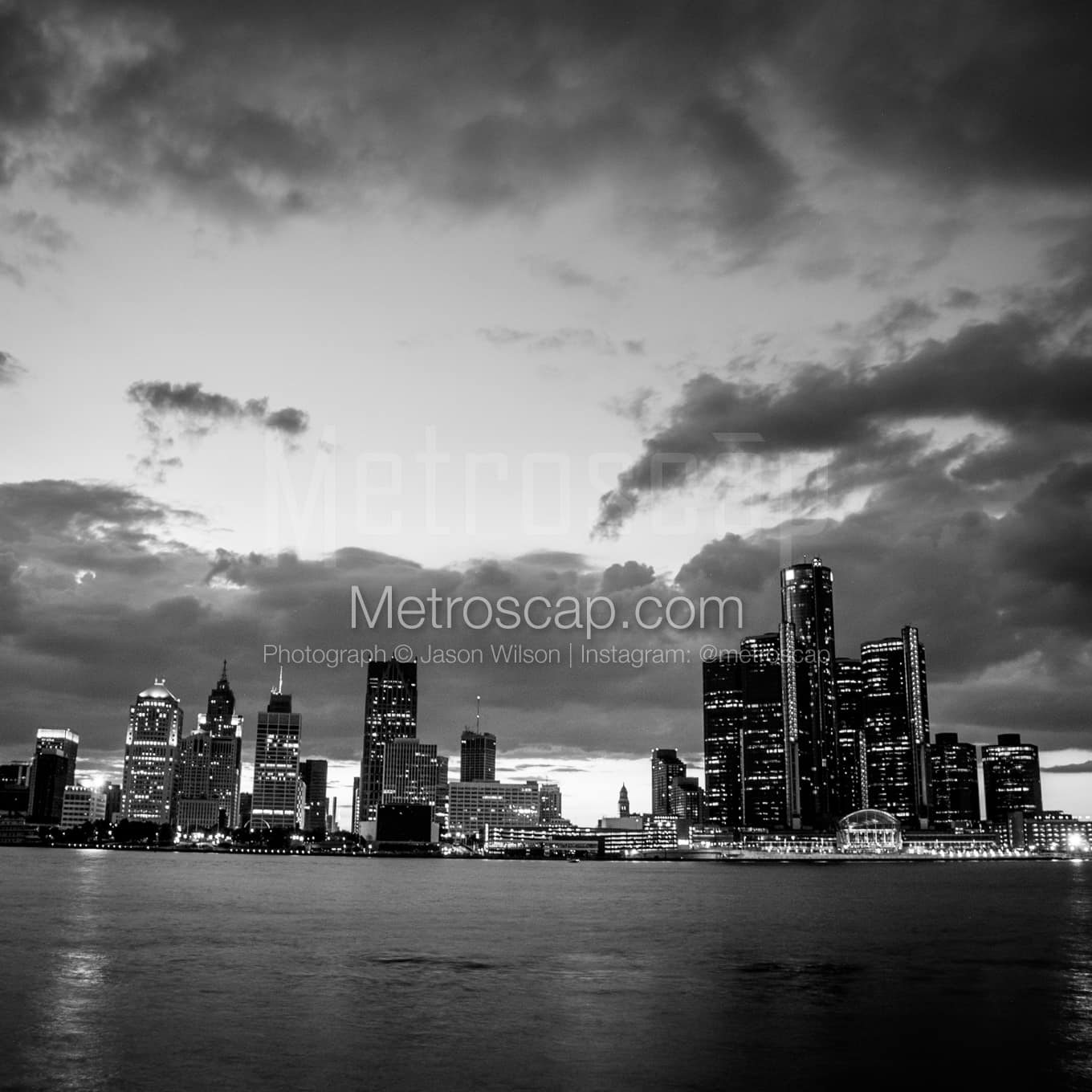 Detroit Black & White Landscape Photography