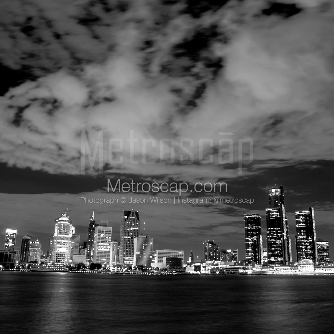 Detroit Black & White Landscape Photography