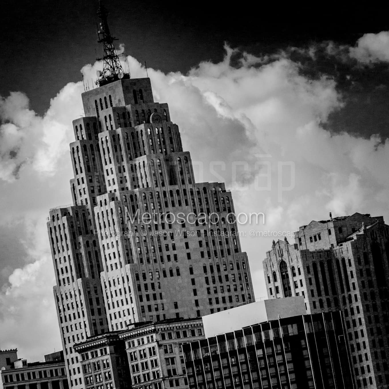 Detroit Black & White Landscape Photography