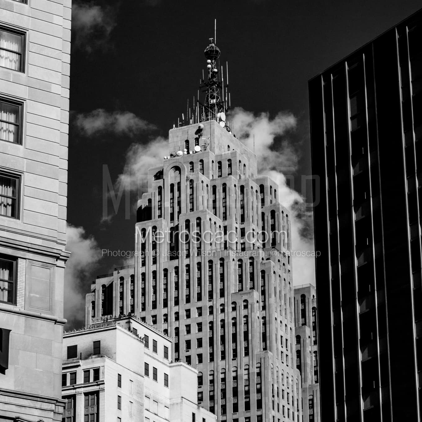 Detroit Black & White Landscape Photography