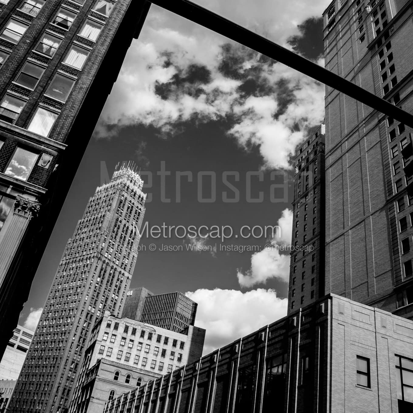 Detroit Black & White Landscape Photography