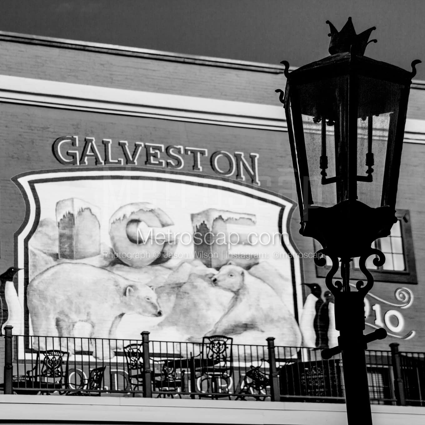 Galveston Black & White Landscape Photography