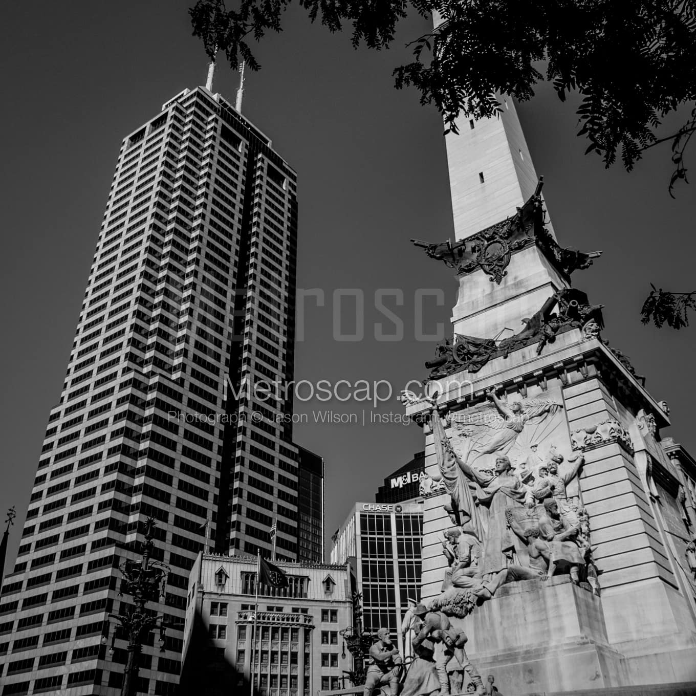 Indianapolis Black & White Landscape Photography