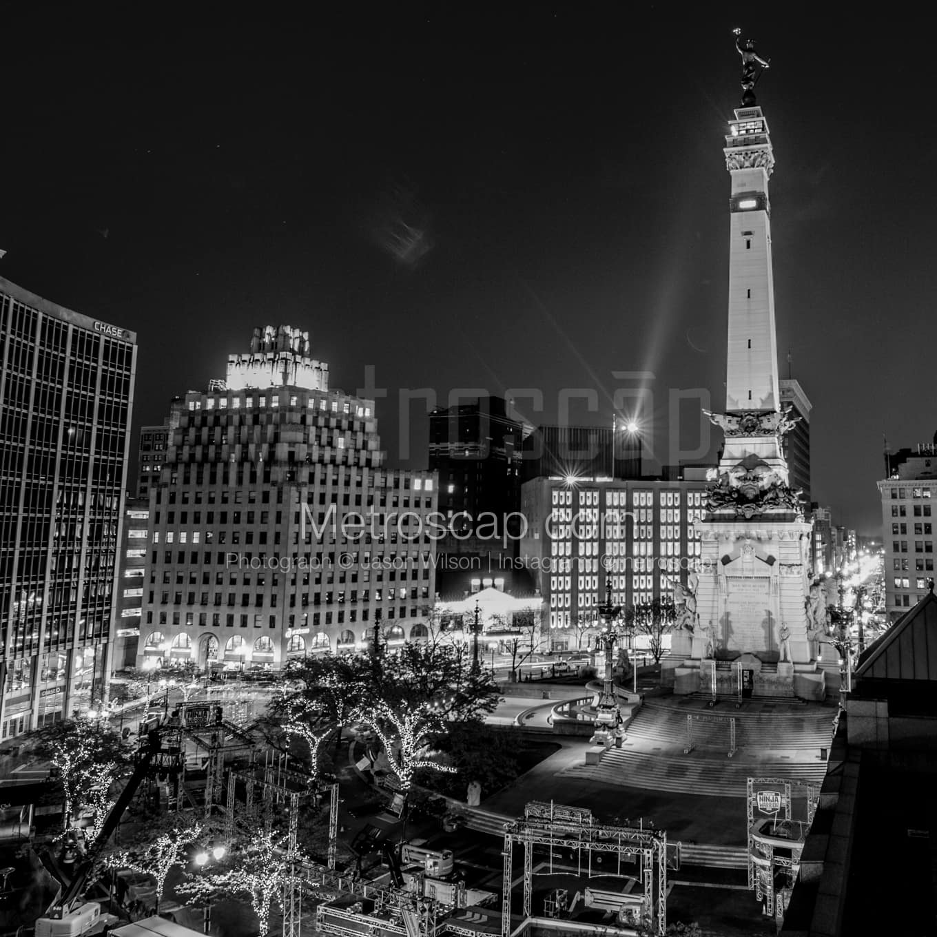 Indianapolis Black & White Landscape Photography