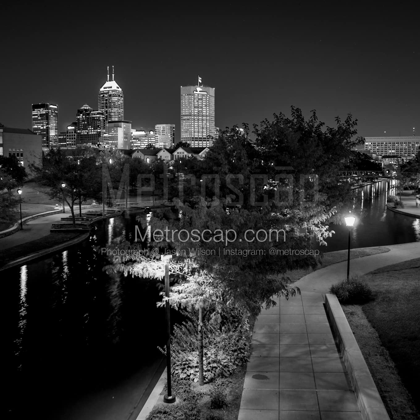 Indianapolis Black & White Landscape Photography