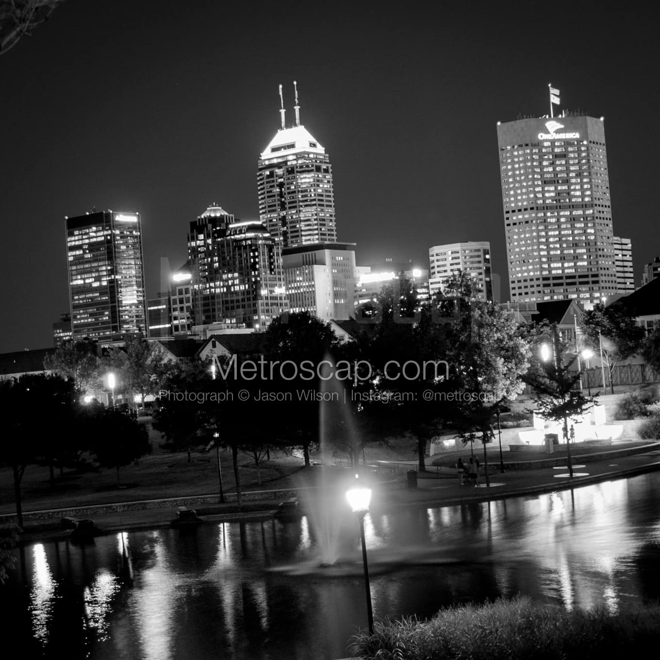 Indianapolis Black & White Landscape Photography