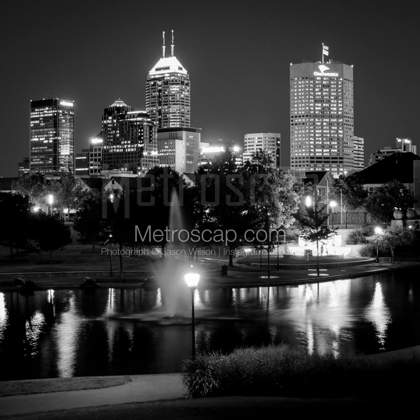 Indianapolis Black & White Landscape Photography