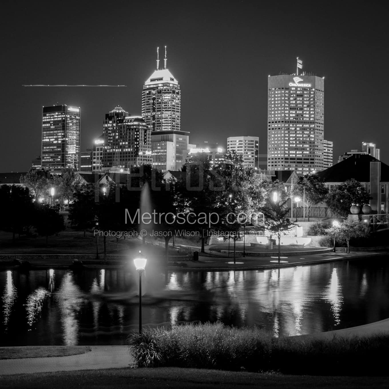 Indianapolis Black & White Landscape Photography