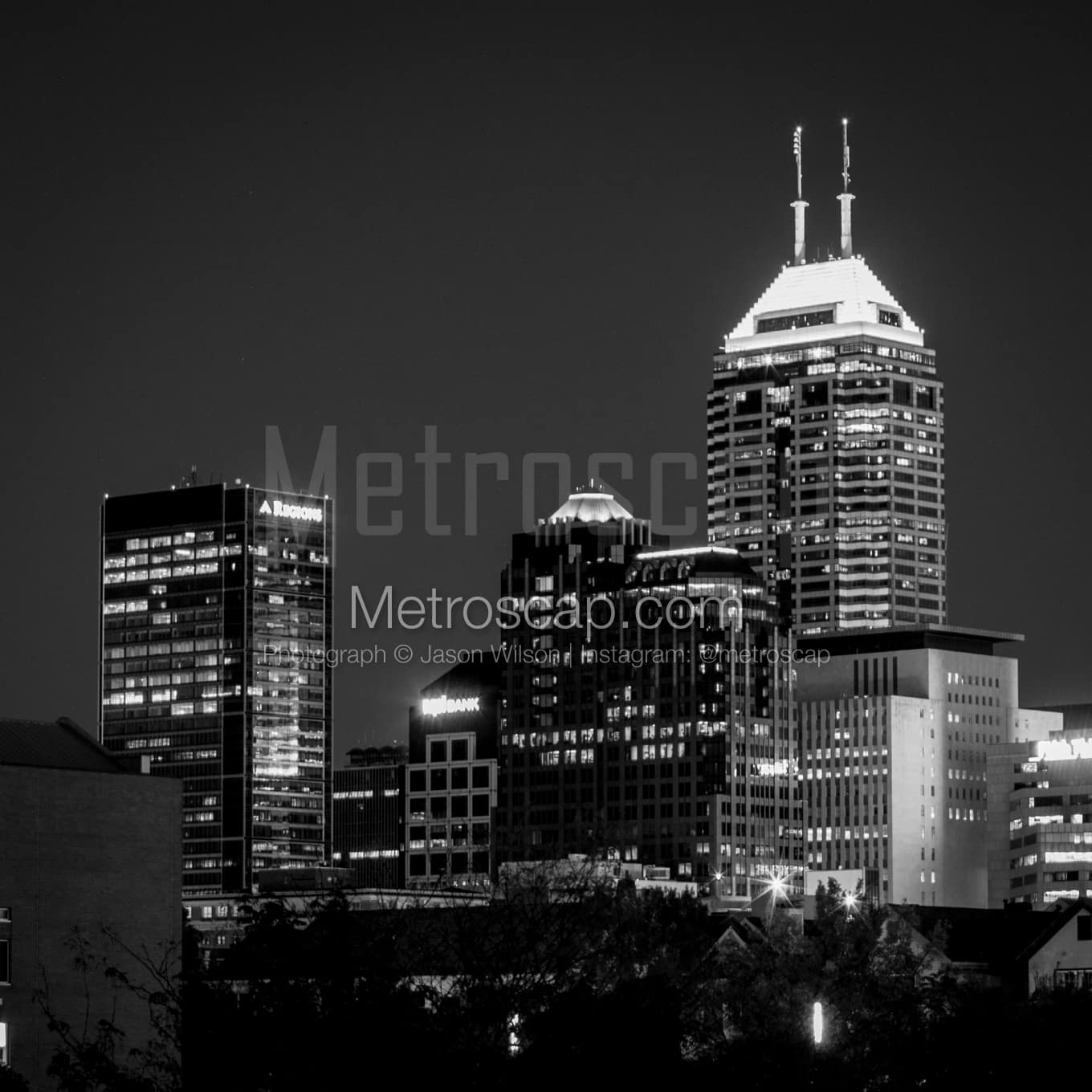 Indianapolis Black & White Landscape Photography