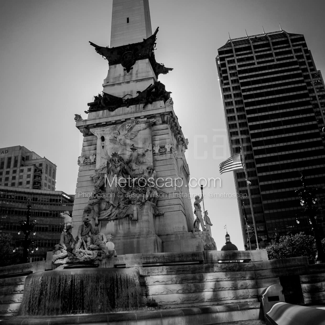 Indianapolis Black & White Landscape Photography